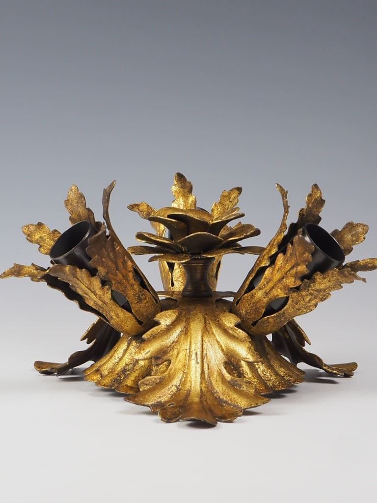 Banci Firenze Gilded Flush Italian Wall or Ceiling Light