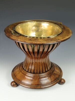 Antique Dutch Walnut Jardinière (Tea Stove)