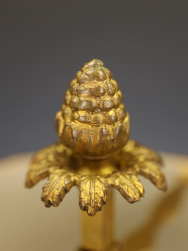 19th-Century French Three-Arm Bouillotte Table Lamp