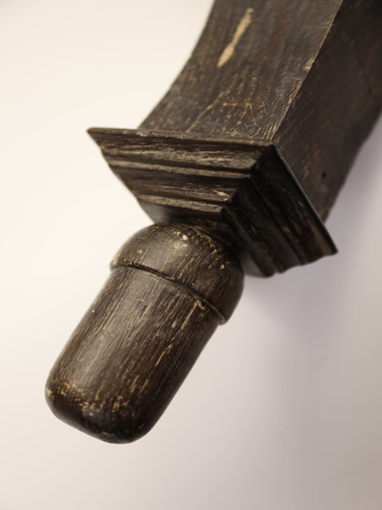 A Monumental 19th Century Solid Oak French Convent Display Shelf