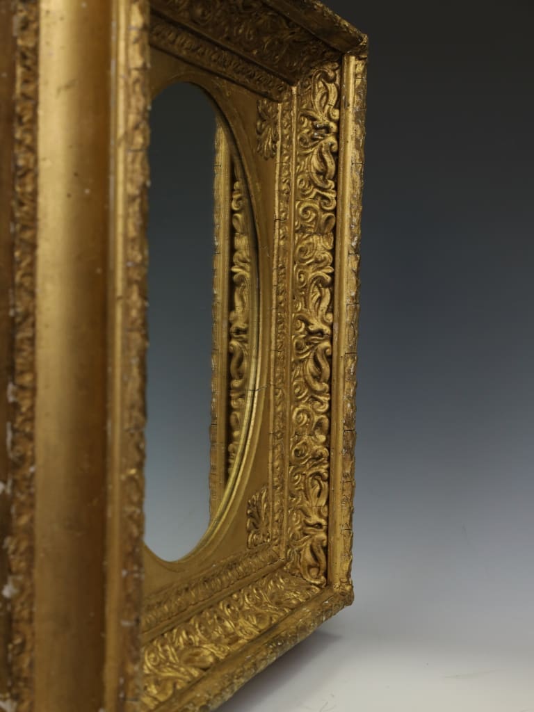 Fine William IV Giltwood and Composition Cushion Mirror