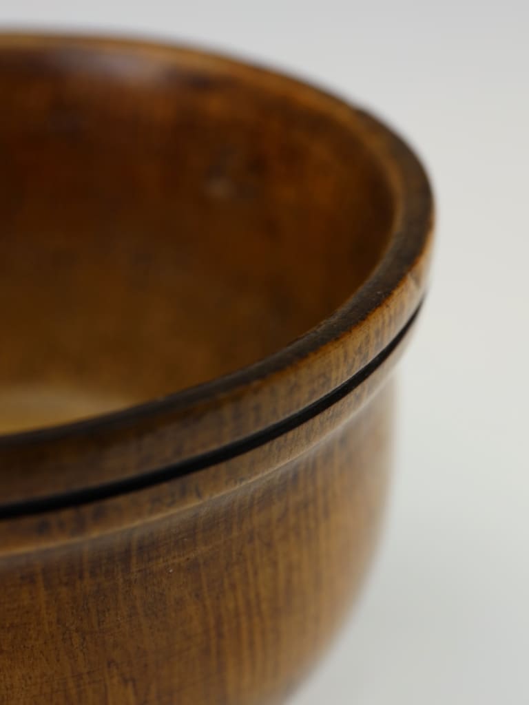 Fine Regency Ebonised Boxwood Apothecary Mortar
