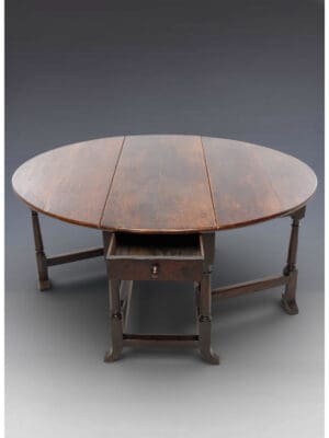A Fine Charles II Oak Gate-Leg Dining Table, circa 1680