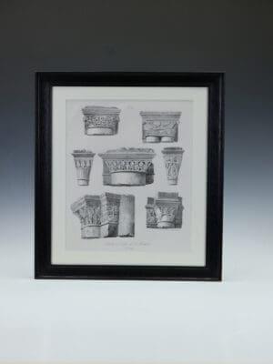 A Fine Restoration-Era Architectural Study: St. Hildebert, Gournay - Fragonard 1882